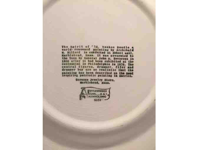 'Spirit of '76' Commemorative Marblehead Plate