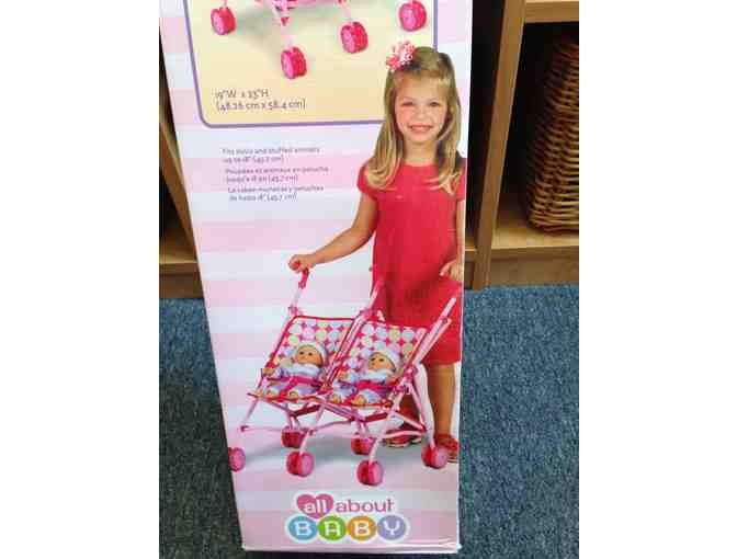 Doll Baby Double Stroller - All About Baby