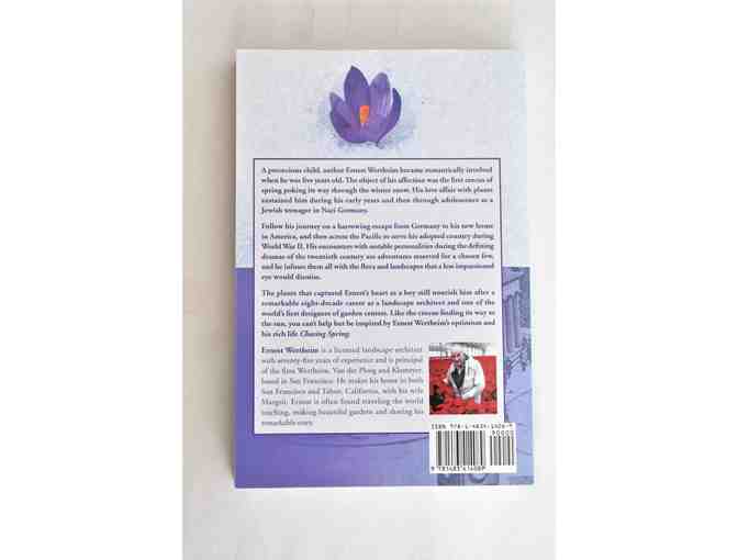 Ernest Wertheim autographed book, Chasing Spring