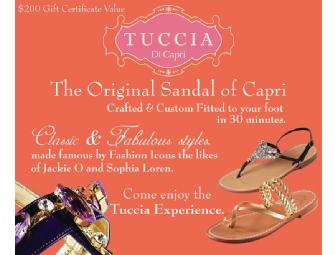 Tuccia di Capri Custom Made Sandals- $200 Gift Certificate