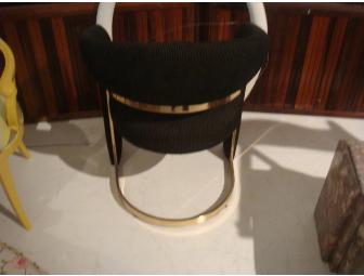 2 Brass Colored Springer Style Chairs