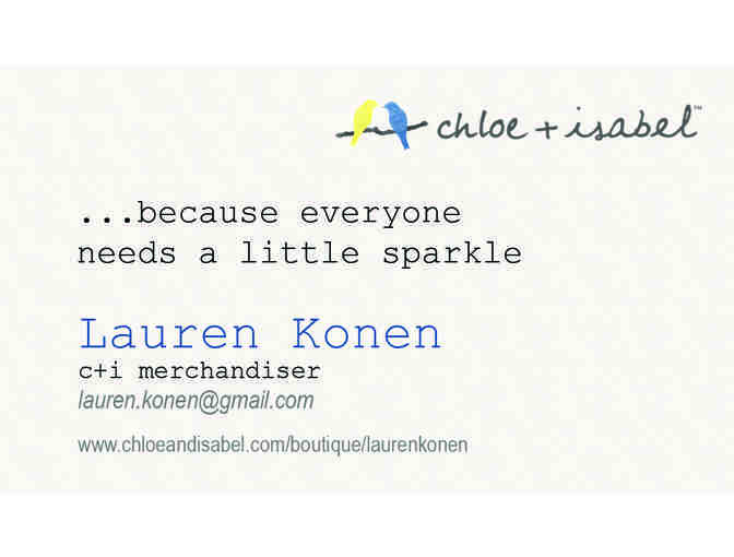 Mirabelle Collar Necklace and a $25 gift card by Chloe + Isabel, Lauren Konen