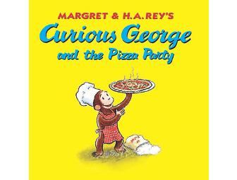 Curious George and the Pizza Party 'signed' by a Helping Hands Monkey!