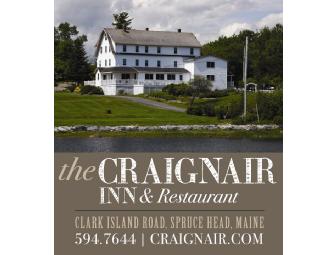 One Night stay - Craignair Inn, Spruce Head, ME plus Farnsworth Art Museum Membership