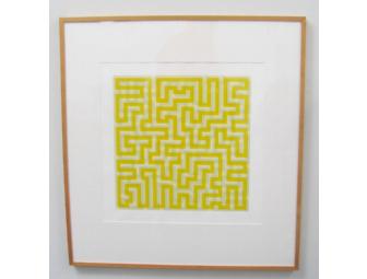 Original Screenprint - Yellow Meander (1970)  by Artist Anni Albers