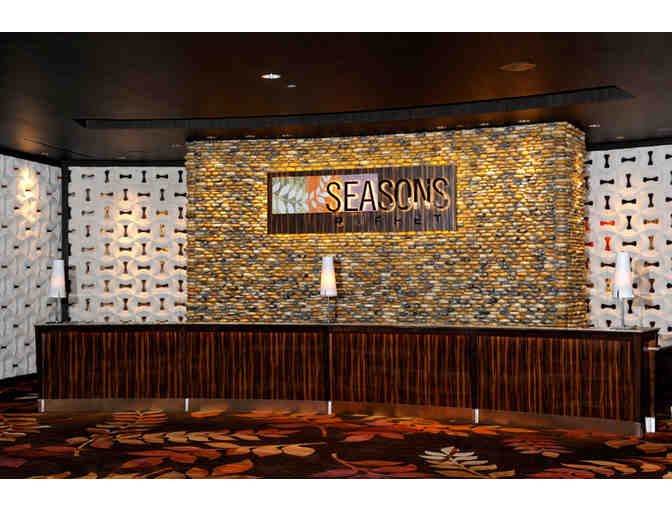 Dinner for two at Mohegan Sun's Seasons Buffet
