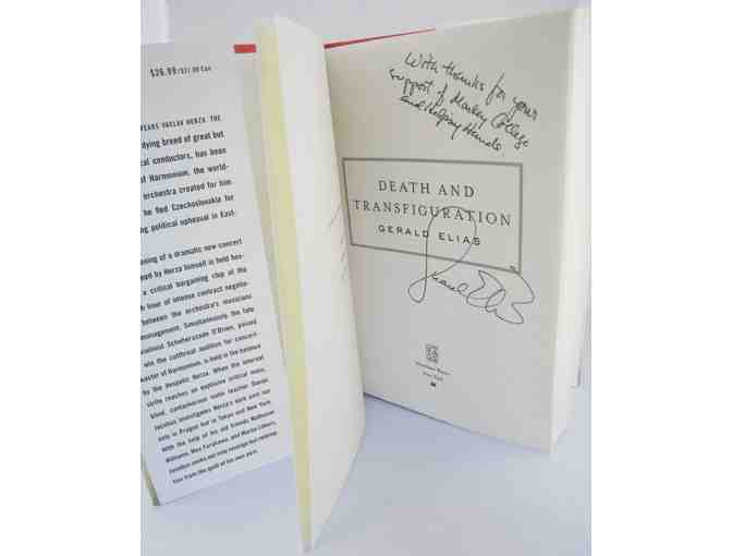 Autographed Copy of Death and Transfiguration: A Daniel Jacobus Mystery by Gerald Elias