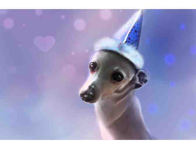 Free-hand, Digital Painting of your Pet (from a photo)