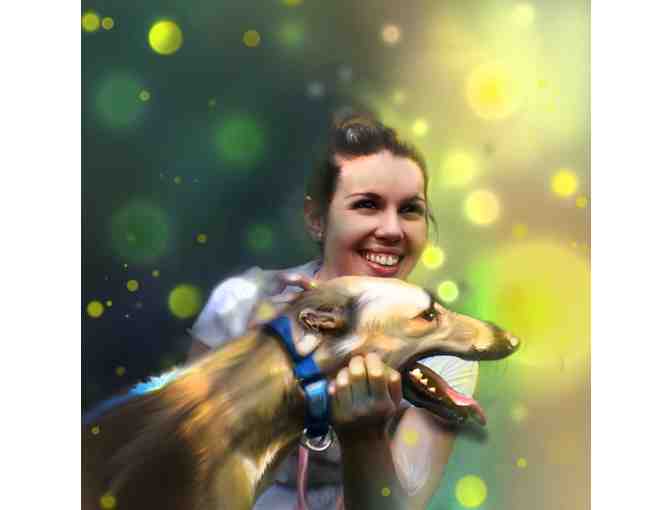 Free-hand, Digital Painting of your Pet (from a photo)