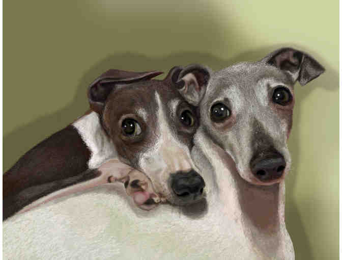 Free-hand, Digital Painting of your Pet (from a photo)