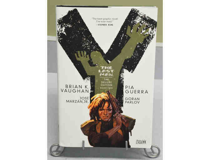 Y: The Last Man, Book 1 & 2, Deluxe Edition, Autographed by Brian Vaughan