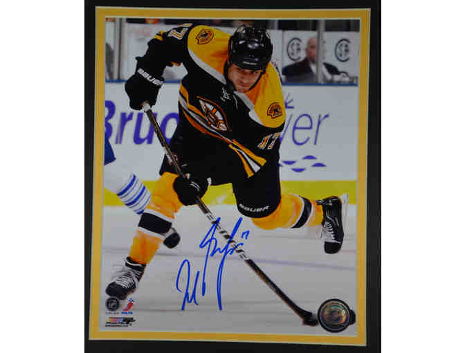 Autographed Photo of Boston Bruins Player Milan Lucic