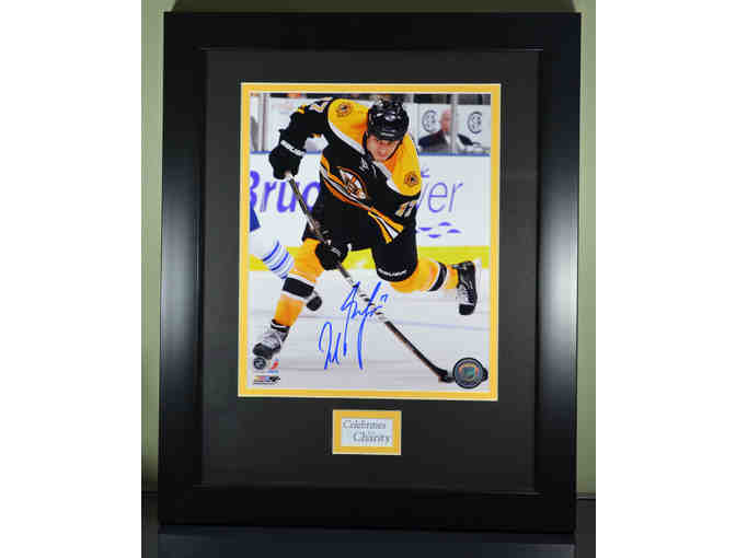 Autographed Photo of Boston Bruins Player Milan Lucic