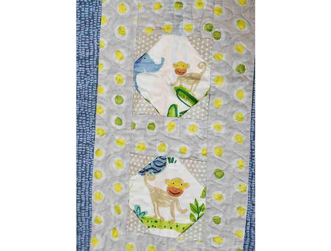Beautiful Handmade Baby Quilt by Artist Emily Rapley
