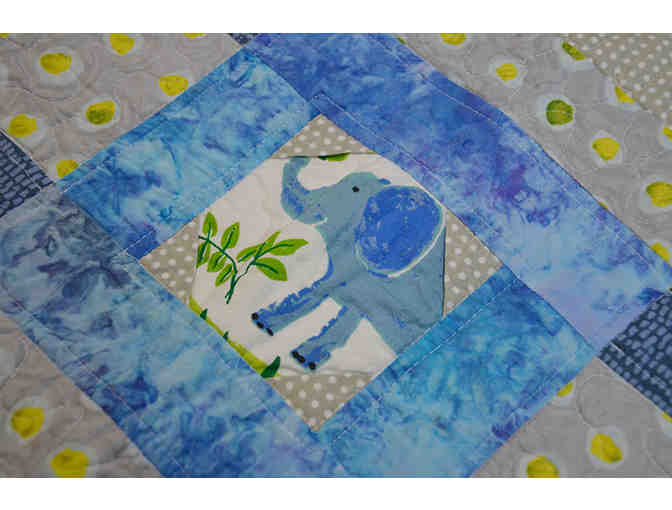 Beautiful Handmade Baby Quilt by Artist Emily Rapley
