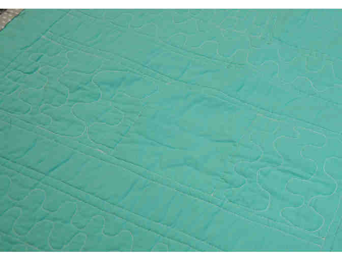 Beautiful Handmade Baby Quilt by Artist Emily Rapley