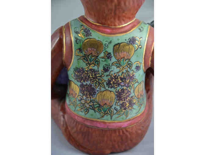 Hand painted Ceramic Monkeys by International Artist Faith Schwartz