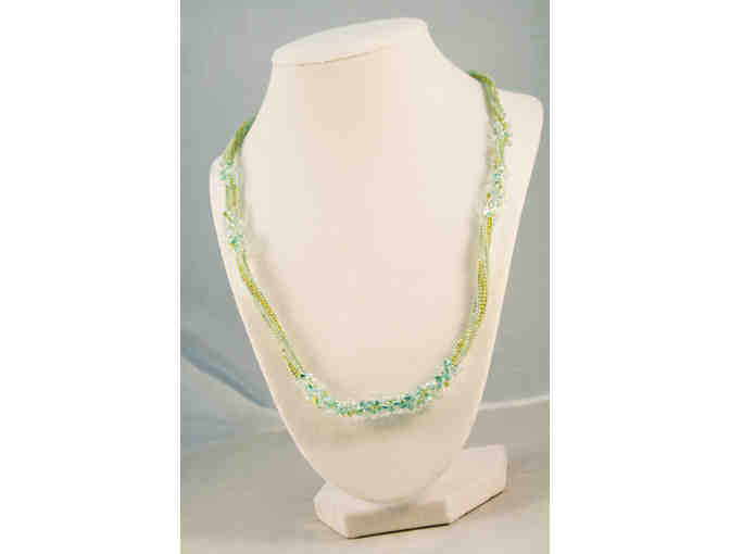 Beautiful Beaded Necklace by Damselfly Jewelry Artist Martha J. Totten