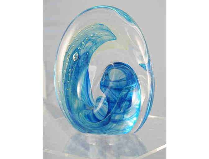 Handblown Glass Sculpture by VT Glass Artist Robert Burch