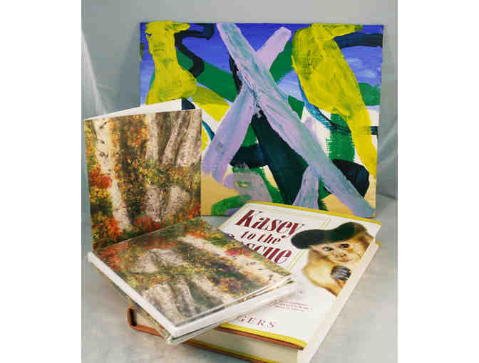 One of a Kind! Painting by Ned Sullivan and his Monkey Helper Kasey