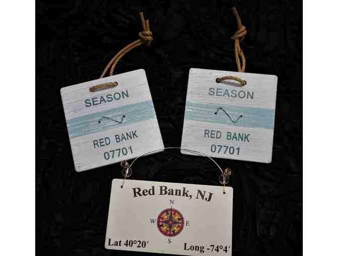 $100 Gift Card to Molly Pitcher Inn with Red Bank Beach Badge Ornaments