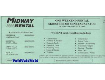 Weekend Rental of Skid Steer or Mini-Excavator-Montana #1