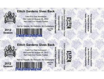 Two (2) Day Passes for Elitch Gardens Theme & Water Park