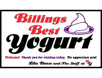 $8 Gift Card to Billings Best Yogurt #1