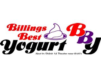 $8 Gift Card to Billings Best Yogurt #1