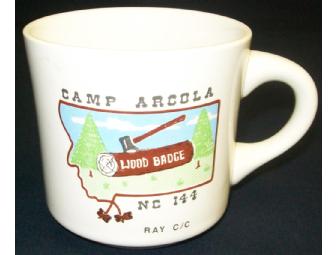 Set of 7 Ray Lau Woodbadge Mugs from the Montana Council, B.S.A