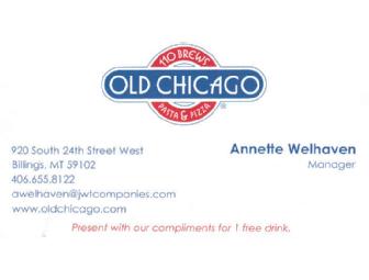 $35 Gift Certificate-Old Chicago Pasta & Pizza