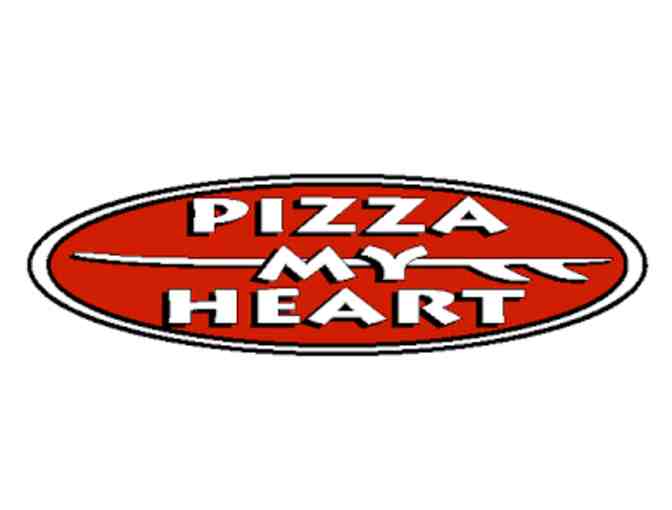 Pizza My Heart Gift Certificate For 1 Large Pizza and 2 Slice Cards - Photo 1
