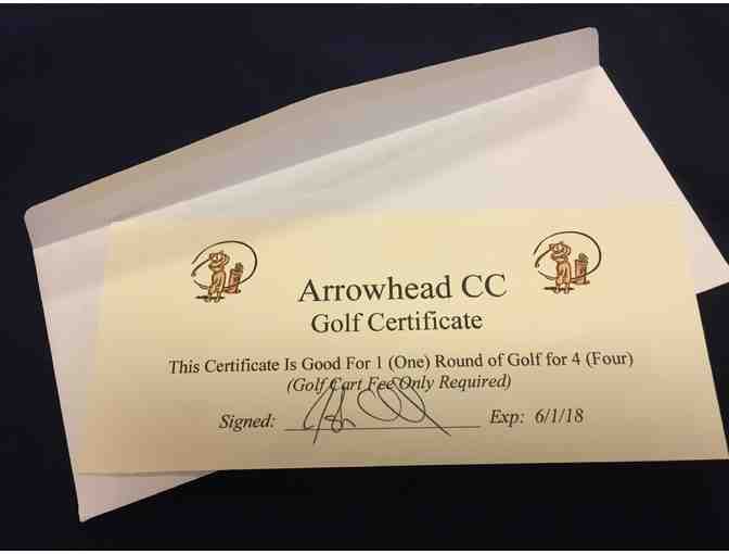 Arrowhead Country Club Round of Golf for Four