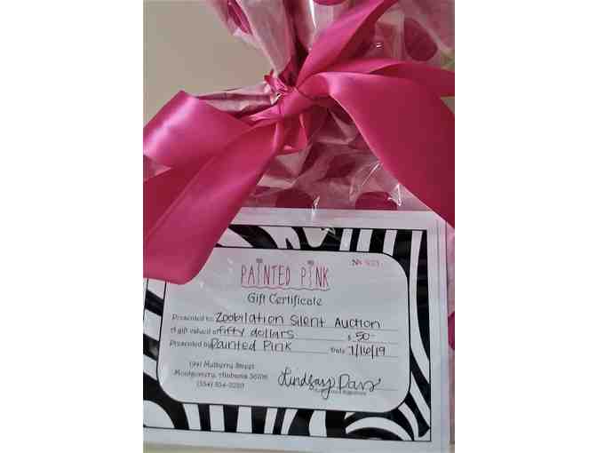 $50.00 Painted Pink Gift Certificate - Photo 1