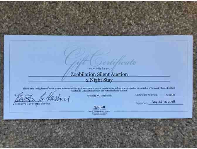 Auburn Marriott Opelika Hotel & Conference Center - Two Night Stay