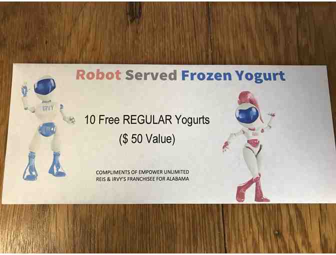 $50 gift certificate for 10 Frozen Yogurts - From the Reis & Irvy's machine in Museum - Photo 1