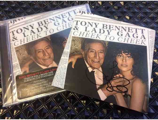 Autographed Lady Gaga CD: Cheek to Cheek with Tony Bennett