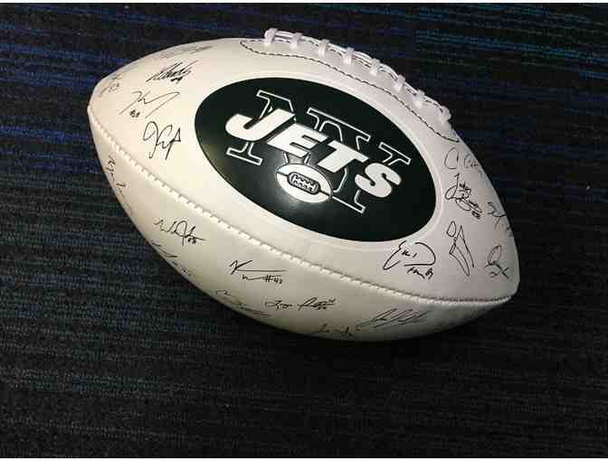 Laser facsimile 2017 New York Jets Team signed replica football