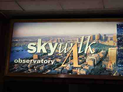 4 VIP Tickets to Skywalk Observatory at the Prudential