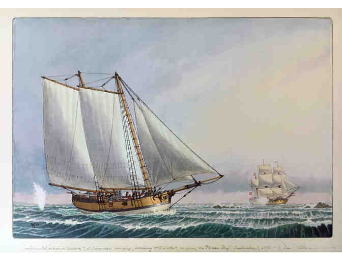 Maritime Exploration Package - Maritime History Tour for 4 & Tall Ship Print by  Gilkerson
