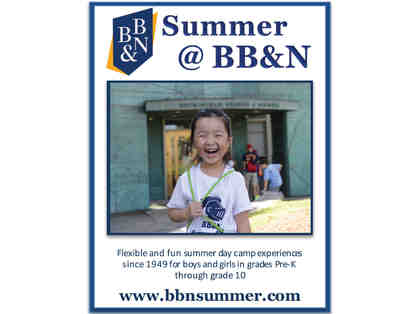 BB&N Summer Camp - One Week!