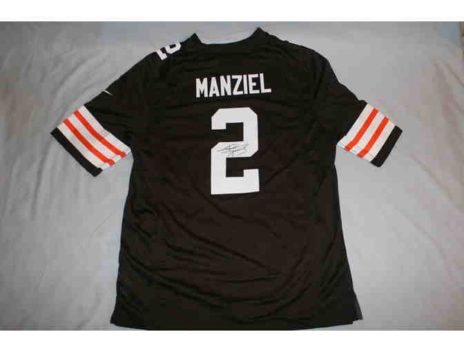 Johnny Manziel Autographed Cleveland Browns Jersey!