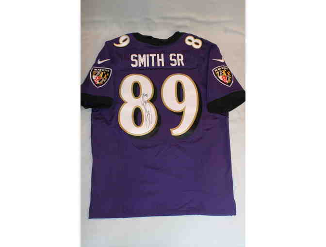 Signed Baltimore Ravens Steve Smith Jersey!