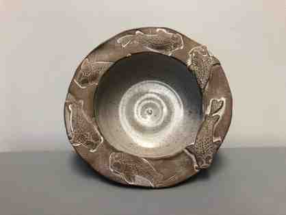 Fish Bowl, Jo Soshnick (Stoneware, 8" x 3")