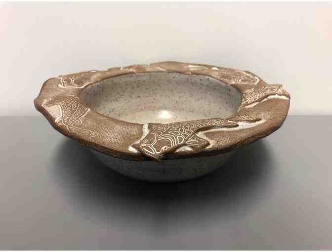 Fish Bowl, Jo Soshnick (Stoneware, 8' x 3')