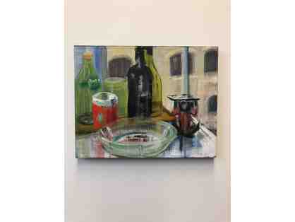 Fort Point Still Life, Terry Boutelle (acrylic on canvas, 11"x14")