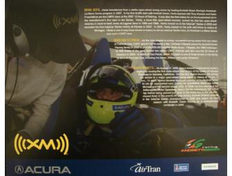 Andretti Green Autographed Stat Card