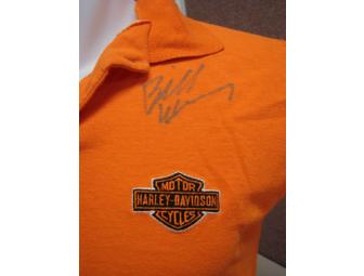 Bill Werner Autographed Orange Polo