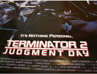 Terminator 2 Poster Signed