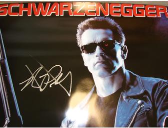 Terminator 2 Poster Signed